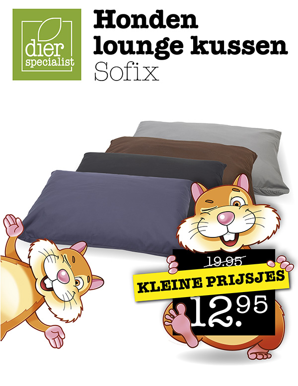 Honden lounge kussen Sofix