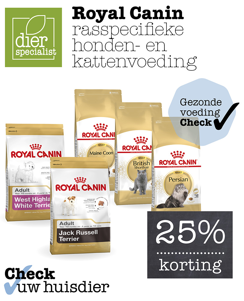 Royal Canin rasspecifieke honden- en kattenvoeding