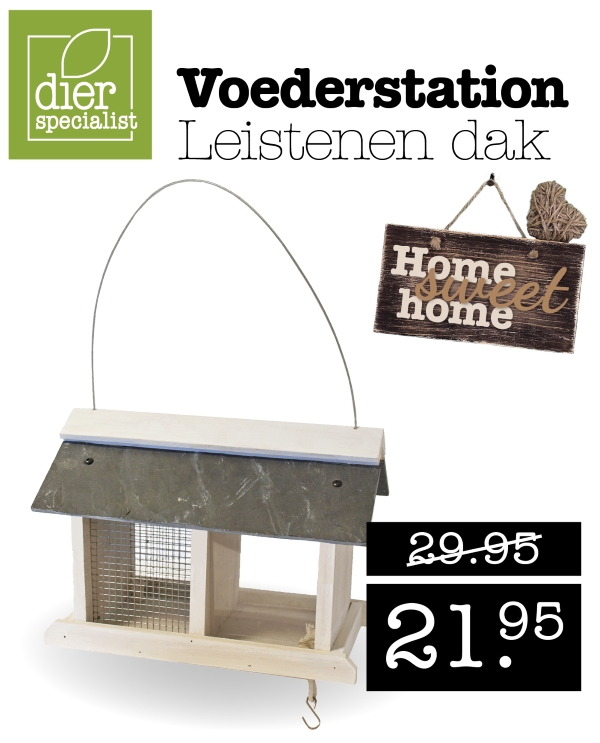 Voederstation Leistenen dak