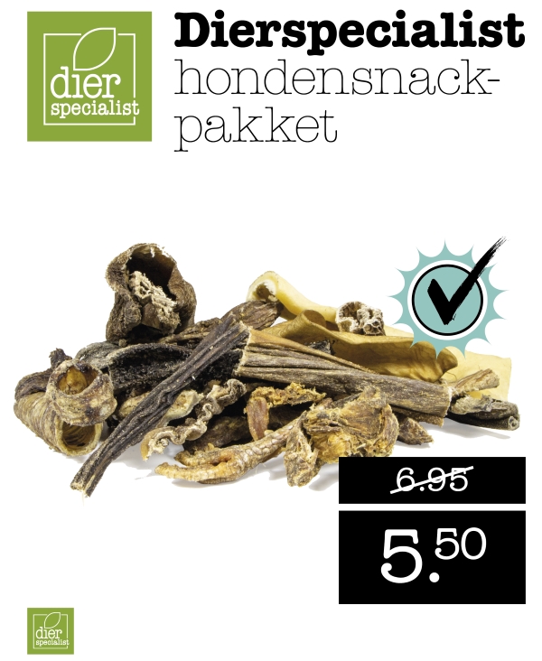 Dierspecialist hondensnackpakket