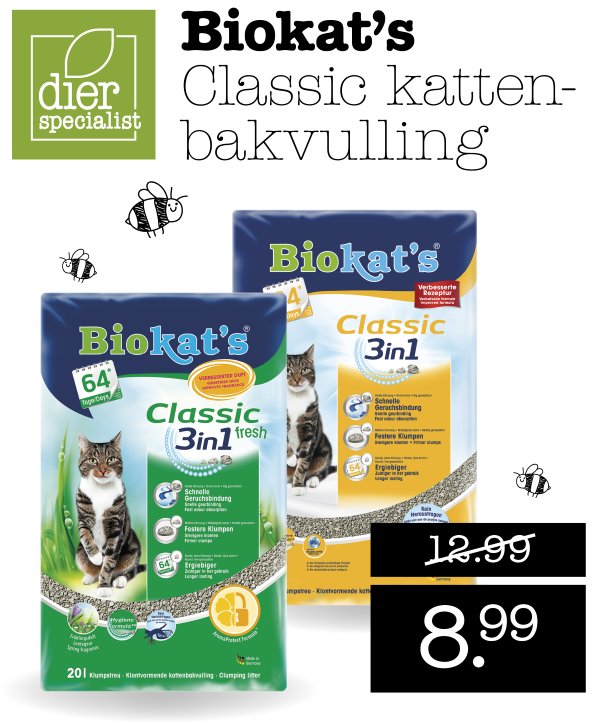 Biokat's Classic kattenbakvulling