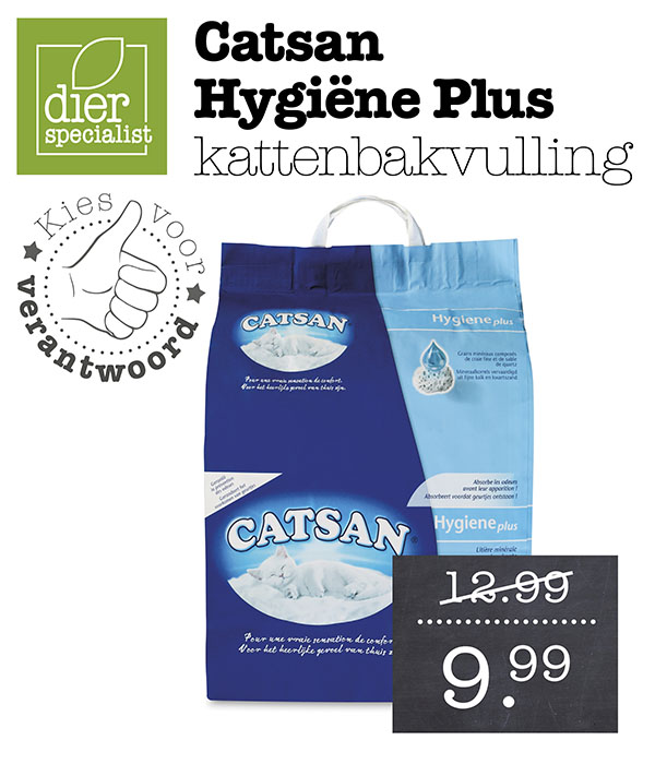 Catsan Hygiëne Plus kattenbakvulling