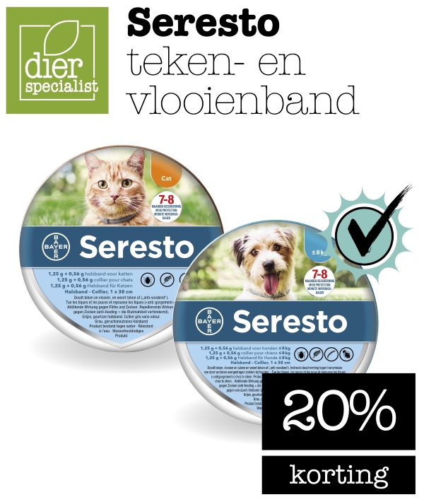 Seresto teken- en vlooienband