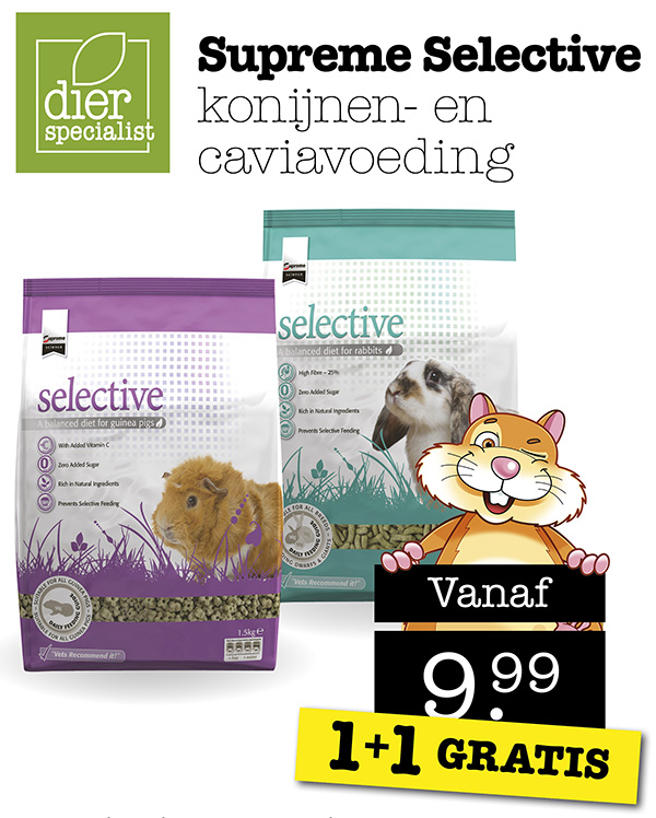 Supreme Selective konijnen- en caviavoeding