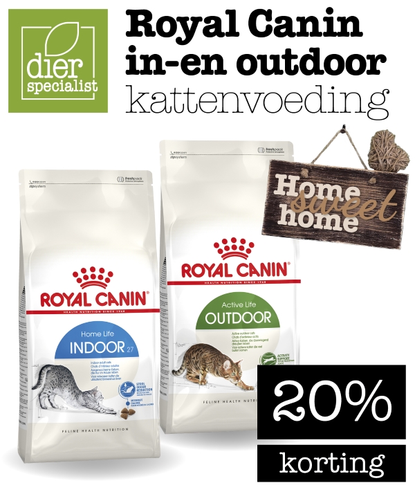 Royal Canin in- en outdoor kattenvoeding