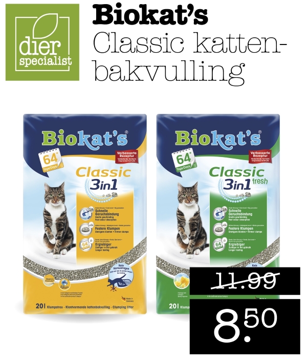 Biokat's Classic kattenbakvulling