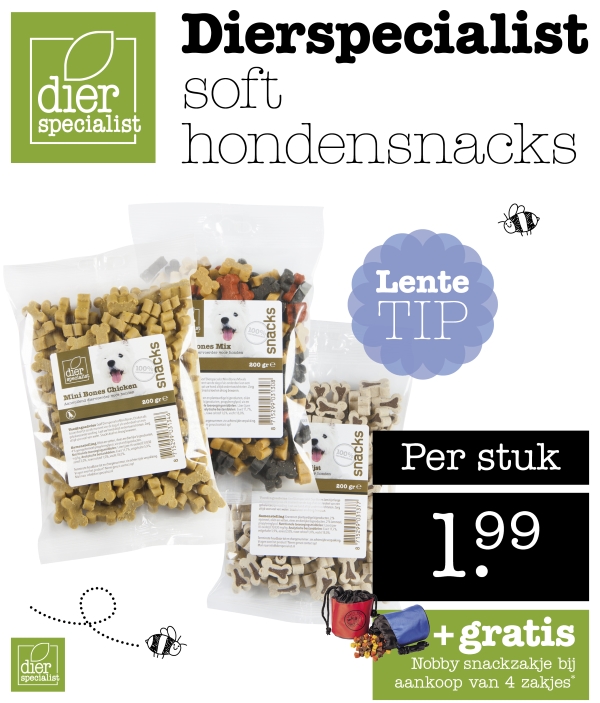 Dierspecialist soft hondensnacks